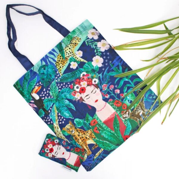 Τσάντα Eco Shopper Frida Kahlo Tropical