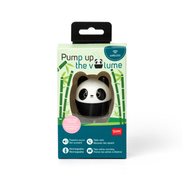 ΜΙΝΙ ΑΣΥΡΜΑΤΟ ΗΧΕΙΟ LEGAMI -PUMP UP THE VOLUME- MINI SPEAKER PANDA