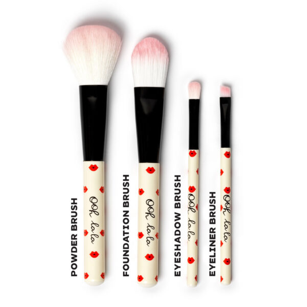 ΣΕΤ 4 ΠΙΝΕΛΑ ΜΑΚΙΓΙΑΖ LEGAMI OH MY GLOW! - SET OF 4 MAKEUP BRUSHES LIPS