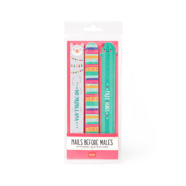 NFS0001_3 Λίμες νυχιών Legami Nail File Set – Nails Before Males - NO PROBLLAMA