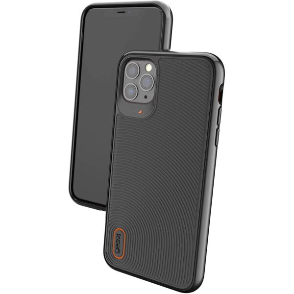 Gear4 Battersea Θήκη προστασίας – iPhone 11 Pro Max (Μαύρο/πορτοκαλί)