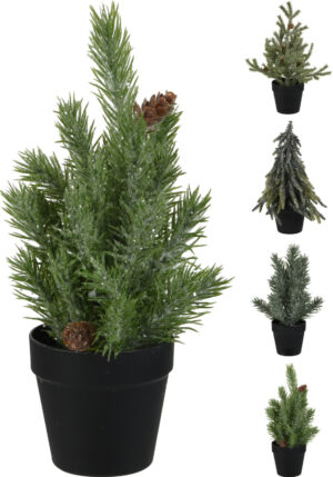 JK Home Décor - Δεντράκι Σε Γλαστρα 4Σxδ 22cm
