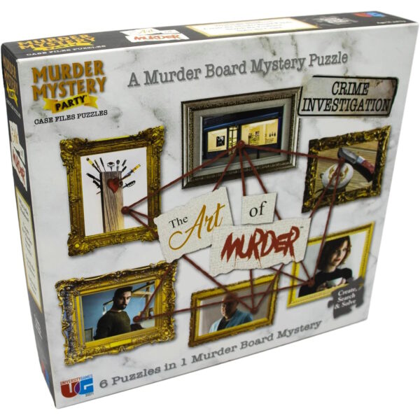 University Games - Murder Mystery Party CF Puzzles - The Art of Murder