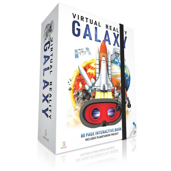 Abacus Brands VR Giftbox Galaxy! Virtual Reality Set – Luxury Gift Set for Ages 8 to 12 – Includes VR Glasses