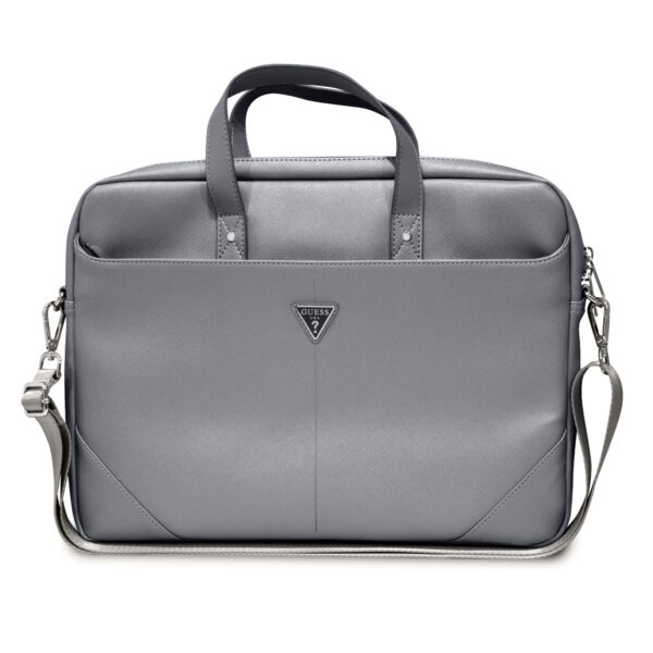 Guess 4G Uptown Computer Bag Borsa adatta per laptop da 15" (Argento - GUCB15PSATLG)
