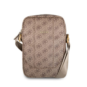 Guess 4G Uptown Tablet Bag Τσαντάκι από δερματίνη κατάλληλο για tablet 10" (Brown - GUTB104GB)