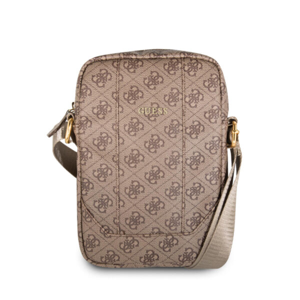 Guess 4G Uptown Tablet Bag Τσαντάκι από δερματίνη κατάλληλο για tablet 10" (Brown - GUTB104GB)