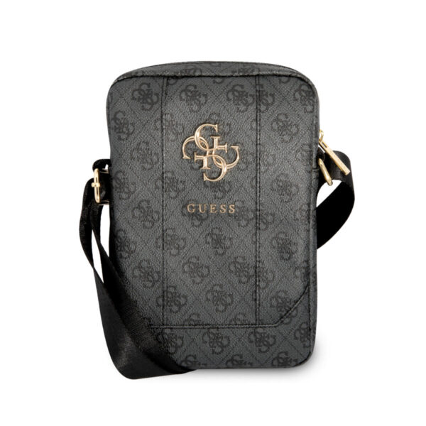 Guess 4G Big metal logo Tablet Bag- Τσαντάκι από δερματίνη κατάλληλο για tablet 10" (Grey - GUTB10G4GFGR)