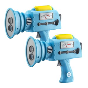 eKids Minions Σετ 2 Laser Tag Blasters για παιδιά & ενήλικες με φωτισμό και δόνηση με εμβέλεια 30 μέτρων (MS-174) (Κίτρινο/Μαύρο/Μπλε)