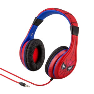 eKids Spiderman Ενσύρματα Ακουστικά με ασφαλή μέγιστη ένταση ήχου για παιδιά και εφήβους (SM-140) (Μπλε/Κόκκινο)