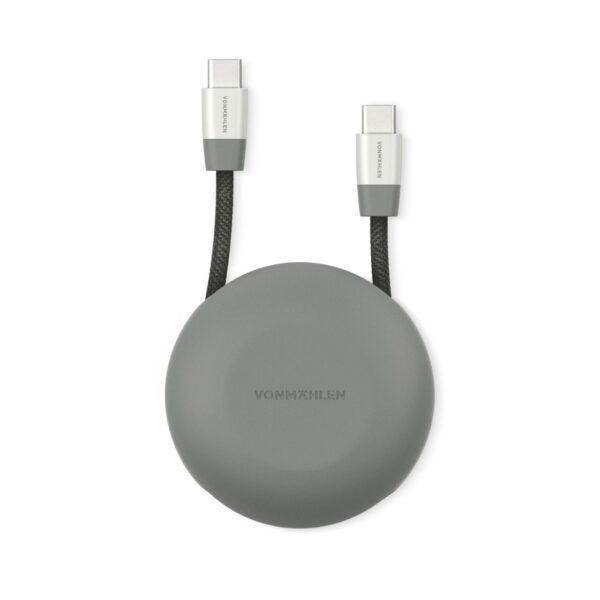 Vonmählen Premium Cable USB-C to USB-C The Luxury Cable Καλώδιο δεδομένων – Silver