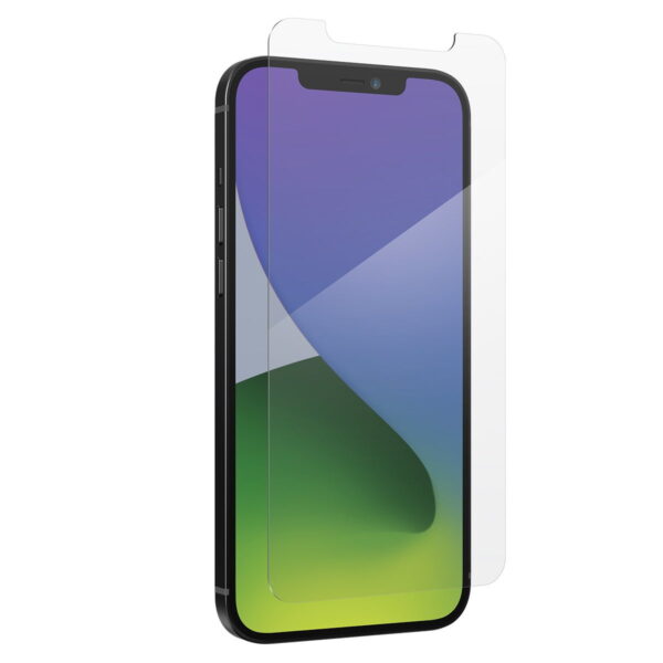 ZAGG InvisibleShield Full Face Tempered Glass with Antimicrobial Technology – Elite VisionGuard+ for Apple iPhone 12 / iPhone 12 Pro / 11 / XR
