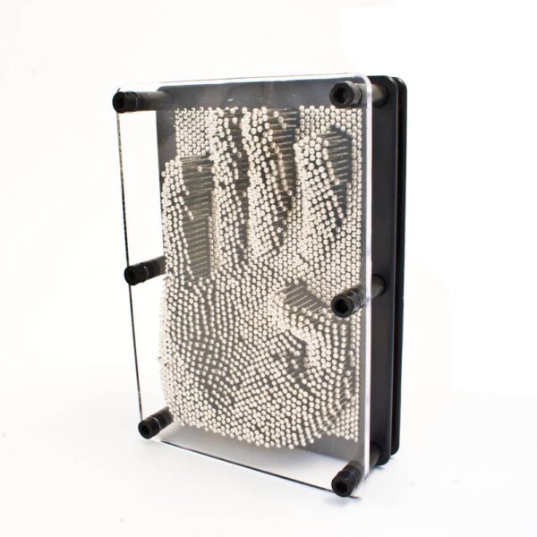 The Source Pin Art - Επιτραπέζιο διακοσμητικό 3D Pin Art - Μαύρο / Ασημί