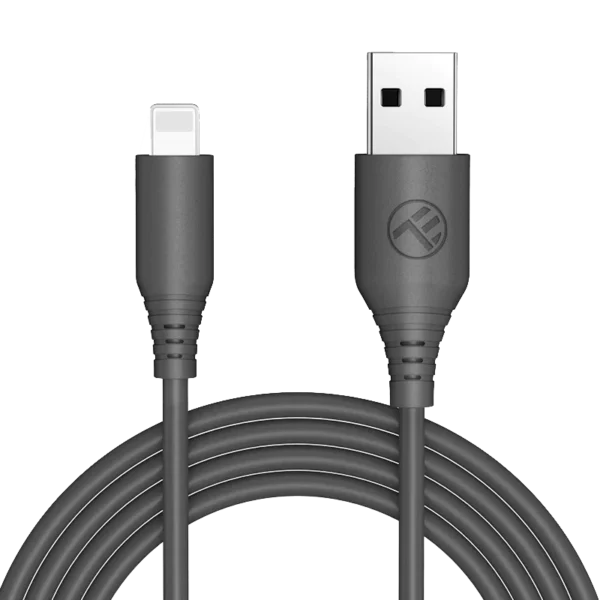 Καλώδιο φόρτισης και δεδομένων Tellur USB-A σε Lightning – 1 μέτρο σε μαύρο χρώμα