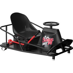 Razor Ηλεκτροκίνητο εφηβικό αυτοκίνητο Crazy Cart XL σε χρώμα μαύρο