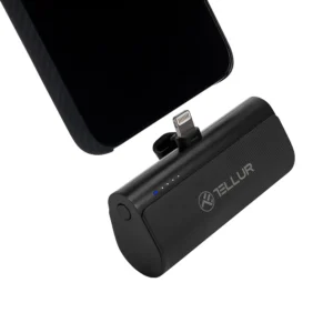 Tellur  Power Bank PD203 5000mAh, Lightning PD20W σε Μαύρο χρώμα (TLL158421)