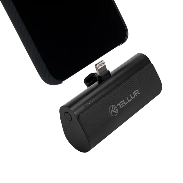 Tellur  Power Bank PD203 5000mAh, Lightning PD20W σε Μαύρο χρώμα (TLL158421)