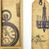 ΣΕΤ ΣΕΛΙΔΟΔΕΙΚΤΕΣ ΤΥΠΟΥ VINTAGE  5X1X14cm