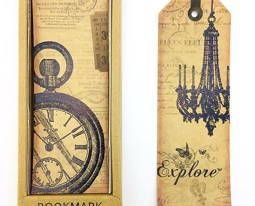 ΣΕΤ ΣΕΛΙΔΟΔΕΙΚΤΕΣ ΤΥΠΟΥ VINTAGE  5X1X14cm