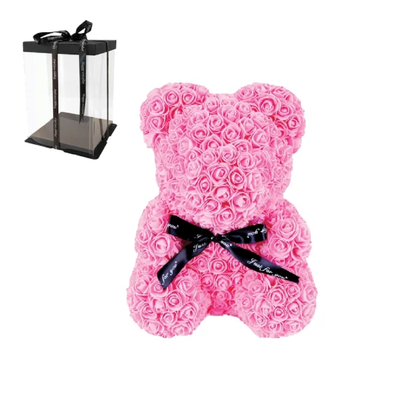 10805-1 Rose Bear, 25 cm