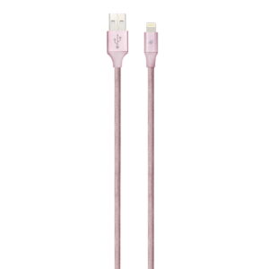 Καλώδιο iFrogz – Uniquesync Premium Lightning 1,5 m σε ροζ χρυσό χρώμα