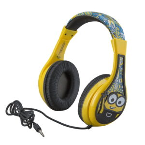 eKids Minions Ενσύρματα Ακουστικά με ασφαλή μέγιστη ένταση ήχου για παιδιά και εφήβους (MS-140) (Κίτρινο/Μαύρο)