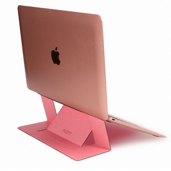 Allocacoc® MOFT |laptop stand| Αόρατο αναδιπλούμενο laptop stand για φορητούς έως 15,6" (rose gold)