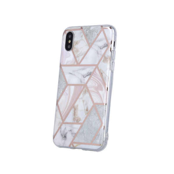 Geometric Marmur Case for Samsung Galaxy A42 5G pink