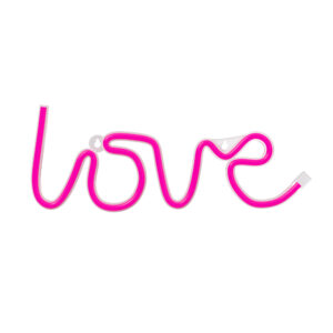 Forever Neon LED Light Love pink Bat