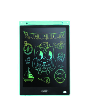 XO writing tablet LCD V01 10'' blue - Παιδικός Πίνακας Γραφής και Σχεδίου σε μπλε χρώμα