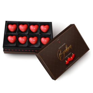 Heart Shaped Bonbon Candle Lights – Ρομαντικά Κεριά σε Σχήμα Καρδιάς