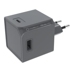 Allocacoc - USBcube - Extended - USB A+C - 1.5m Cable - 65W - Γκρι DH1254GY/EUPD65