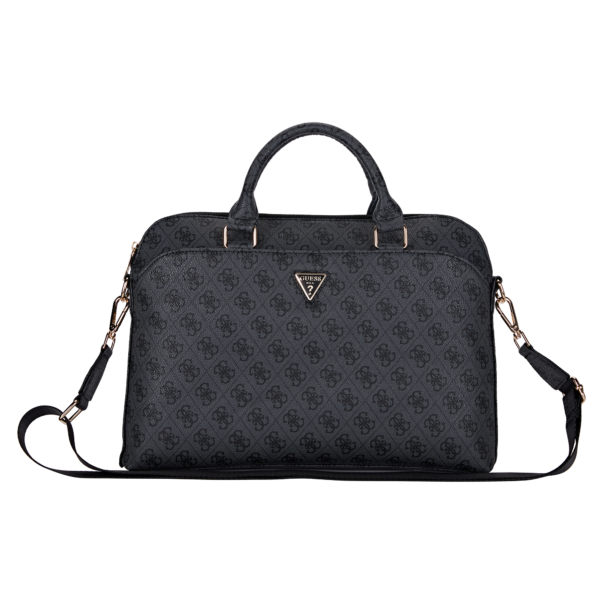 Guess Grained 4G Logo Computer Bag 15"-16" (Black - GUCB15P4DPTK)