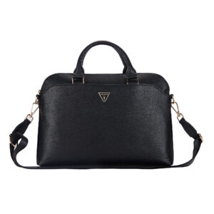 Guess Grained Triangle Logo Computer Bag 15"-16" (Black - GUCB15PGTSPSK)