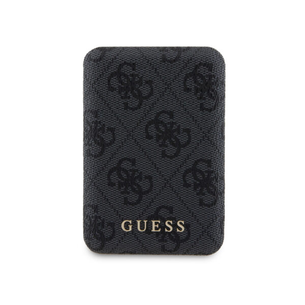 Guess 4G Leather Metal Logo Magsafe Powerbank 5000mAh 15W - Black