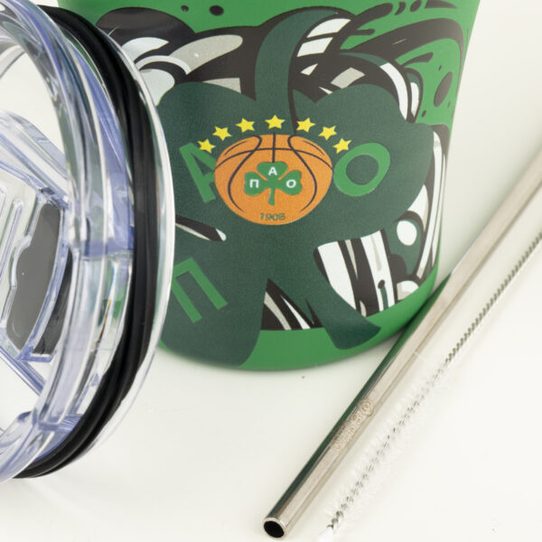 00-27247_2 ΘΕΡΜΟΣ COFFEE MUG PANATHINAIKOS BC EDITION WE THE GREENS 350ml