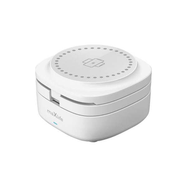Maxlife MXWC-06 magnetic wireless charger 15W - Μαγνητικός ασύρματος φορτιστής 3 σε 1 μέγιστης ισχύος 15W σε λευκό χρώμα