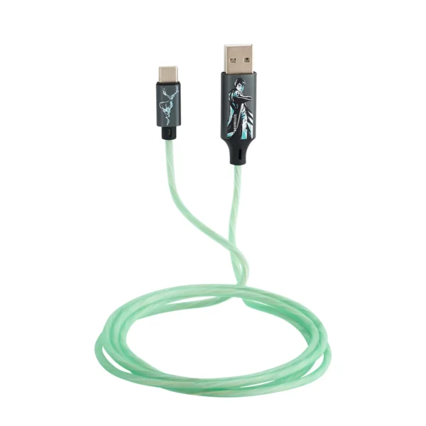 Lazerbuilt Harry Potter Light-Up USB-C Φωτιζόμενο καλώδιο φόρτισης μήκους 1,2 μέτρα (Patronus)