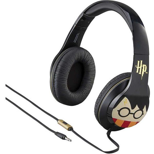 eKids Harry Potter Ενσύρματα Ακουστικά με ασφαλή μέγιστη ένταση ήχου για παιδιά και εφήβους (RI-M40HP) (Μαύρο)