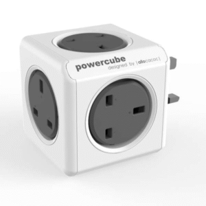 Allocacoc PowerCube Original 5 Outlets – UK (Grey) - Πολύπριζο 5 θέσεων UK Γκρι - (7100GY/UKORPC)