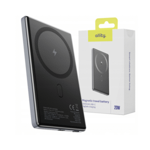 Allity ασύρματο power bank APB-300 PD QC 20W 5000 mAh μαγνητικό γκρι